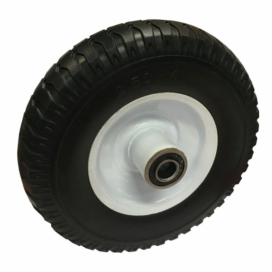 Easyroll 5/8 Inch 250 x 4 Flat Free Wheel - Steel Hub - Puncture Proof - SuperSaverAU - view 1