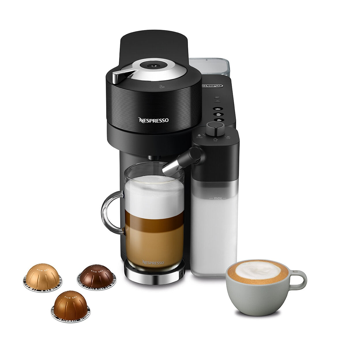 De'Longhi Nespresso Vertuo Lattissima Coffee Machine Black ENV300B