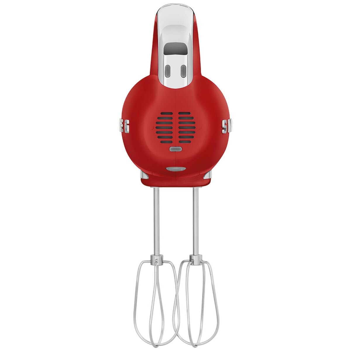 Smeg 50s Retro Style Hand Mixer - 250W, 9 Speeds Plus Turbo, Backlit LED Display, Red - HMF01RDAU