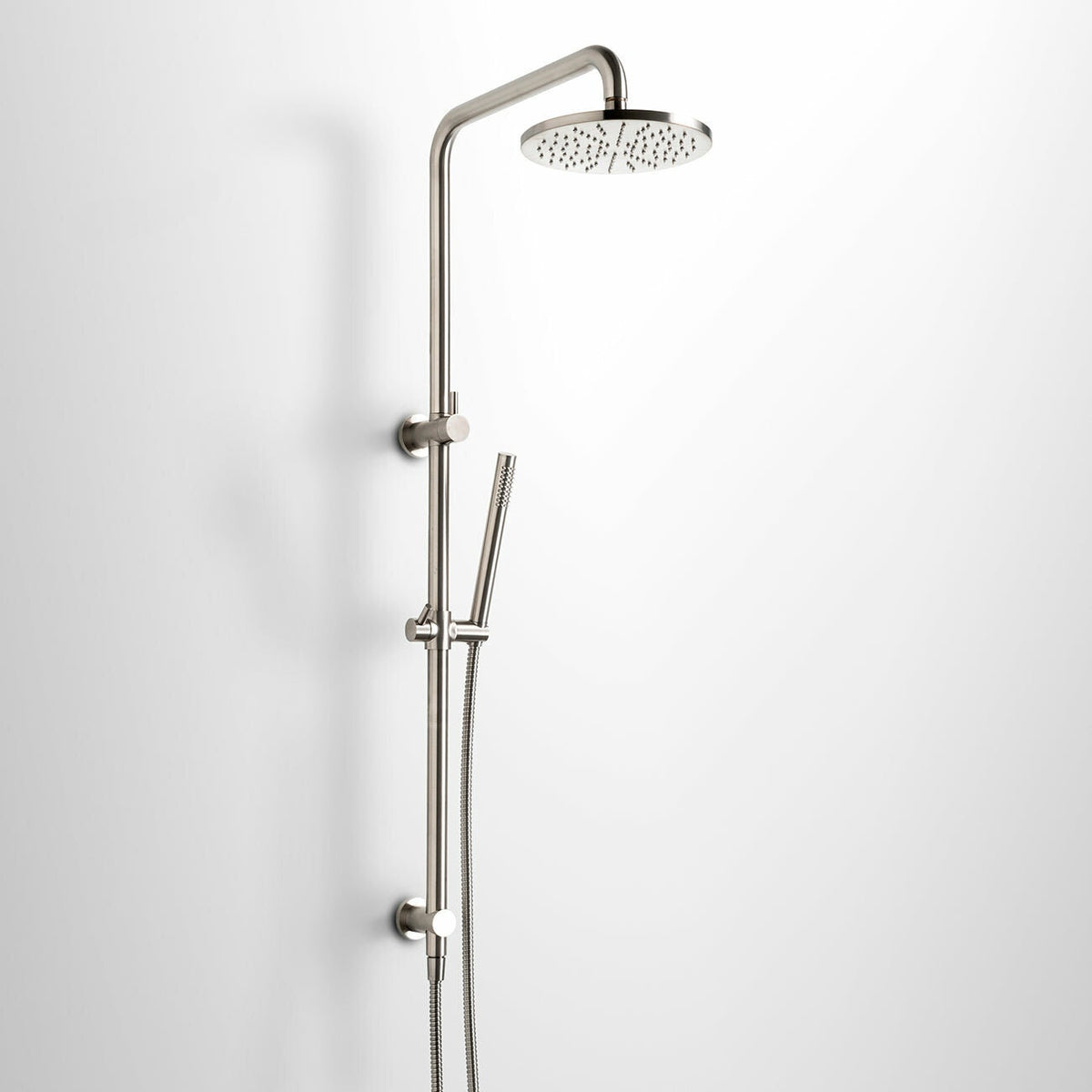 Rogerseller Tonic Dual Baton Shower - Brushed Nickel Finish - 3 Star Water Rating - 3506002907