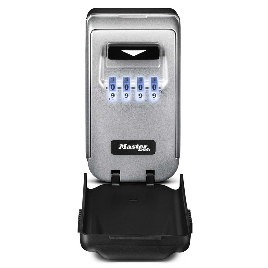 Master Lock Wall Mounted Key Safe - Light Up - 72mm Steel - Durable - SuperSaverAU - view 1