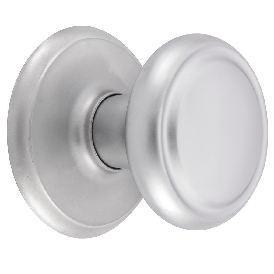 Gainsborough Classic Passage Knobset - 90mm - Aluminium - Satin Chrome - SuperSaverAU - view 1