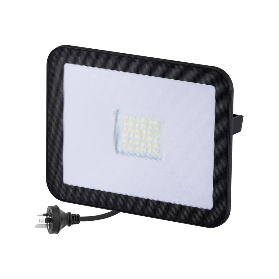 Deta 36W LED Slim Profile Security Flood Light - 3400 Lumens - Black - SuperSaverAU - view 1