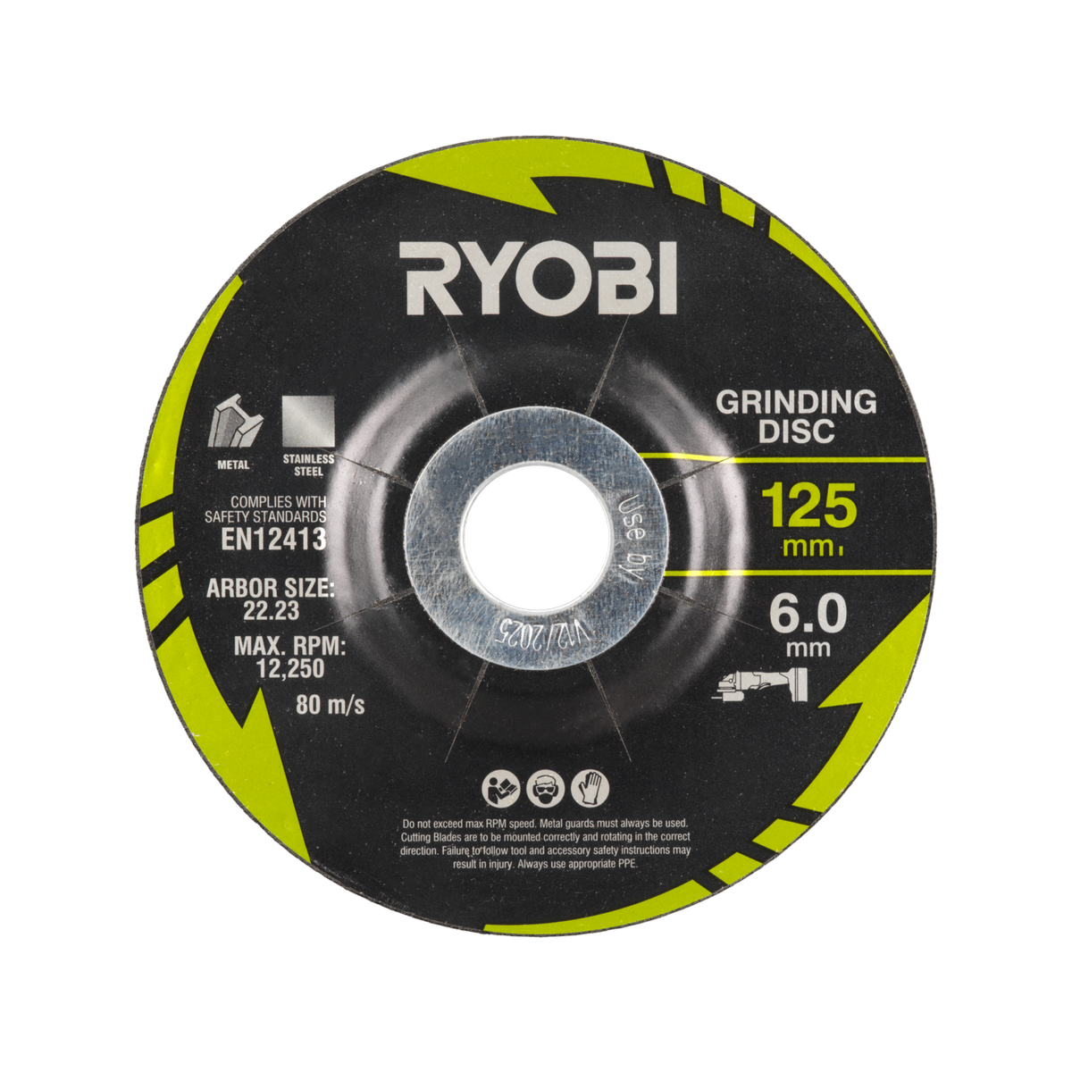 Ryobi 4 Piece Cutting and Grinding Set - 125mm - Metalworking Precision - SuperSaverAU - view 5