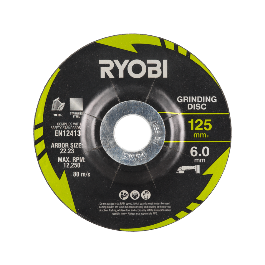 Ryobi 4 Piece Cutting and Grinding Set - 125mm - Metalworking Precision - SuperSaverAU - view 5