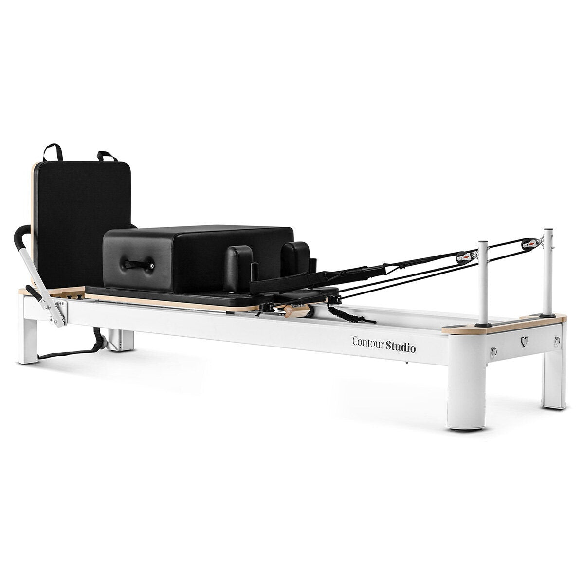 Lifespan Fitness Contour Studio reformer bed set - aluminium frame - black accents - LFRF-CONTSTU