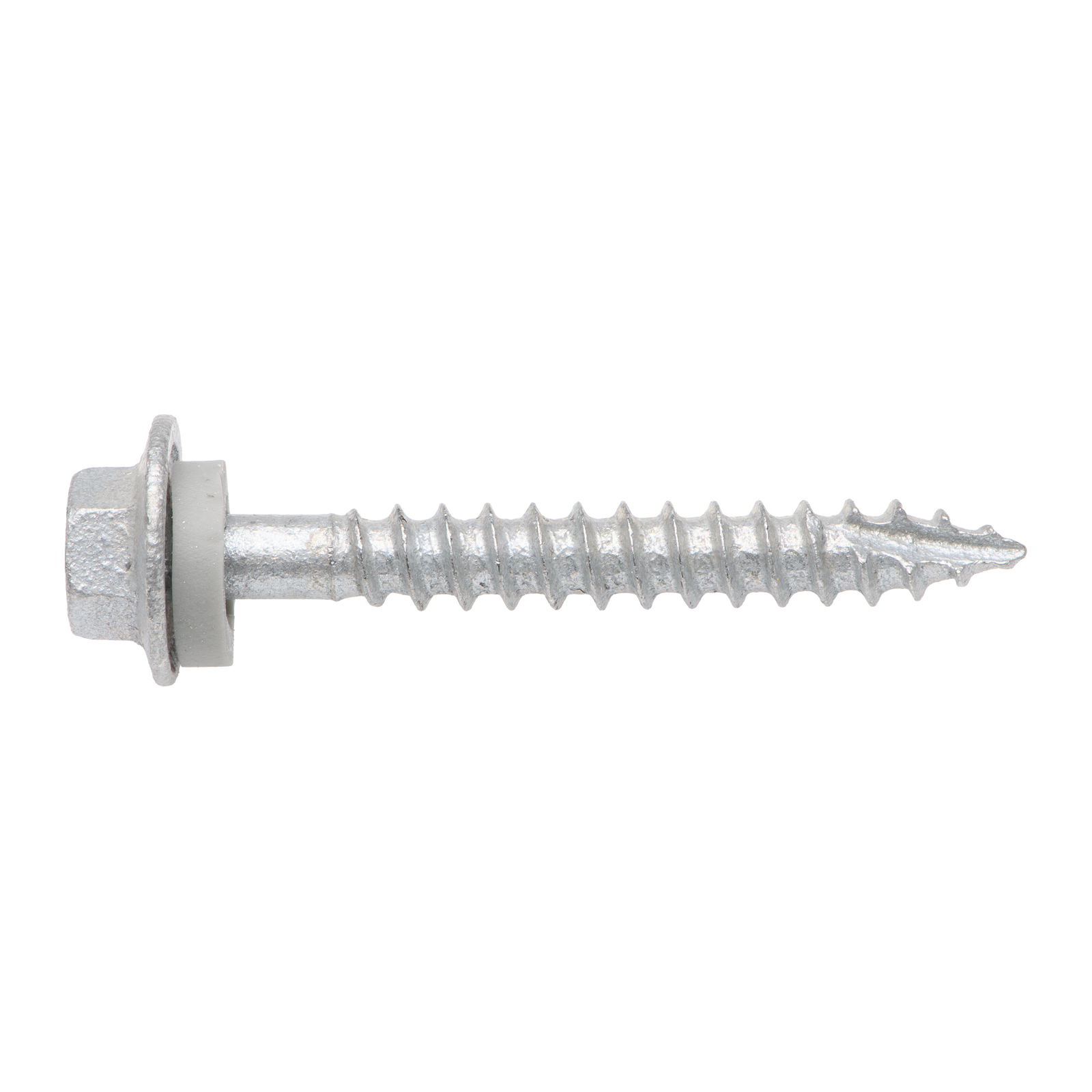 Buildex 12G x 45mm Class 3 Roofing Screws with Seal, Type 17 Hex Head - 50 Pack