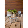 Waxworks Citronella Bucket Candle - Galvanised Metal Outdoor