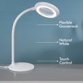 Verve Design Luka Magnifying Desk Lamp - 3x Magnification - 230 Lumens - 128mm x 215mm - SuperSaverAU - view 3
