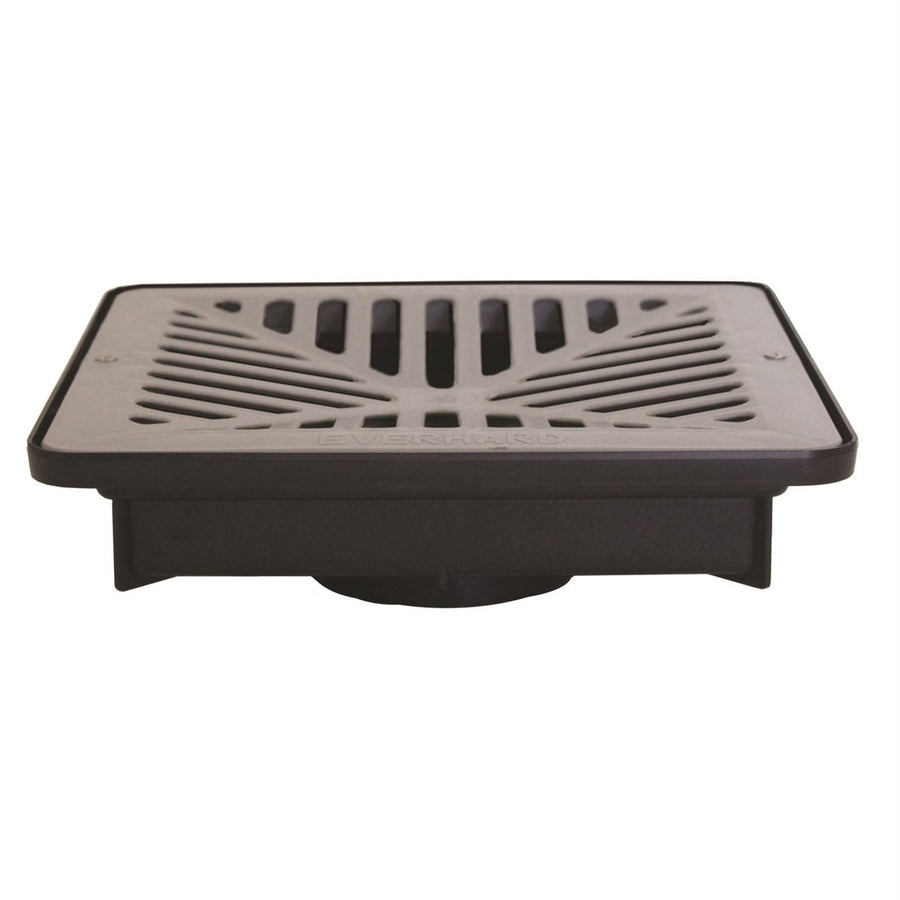 Everhard Easydrain Grey Polymer Grate - 257mm x 257mm - Durable Drainage - SuperSaverAU - view 1