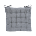Mojo 44cm Grey Sachin Outdoor Chair Cushion - Universal Fit - UV & Water Resistant - SuperSaverAU - view 1