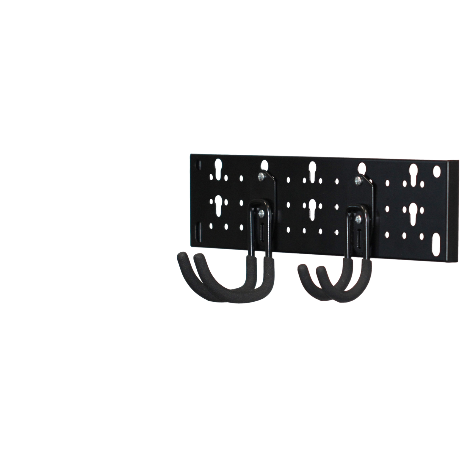 StorEase 540 x 100mm Black Wall Storage System Universal Fit Hook Panel