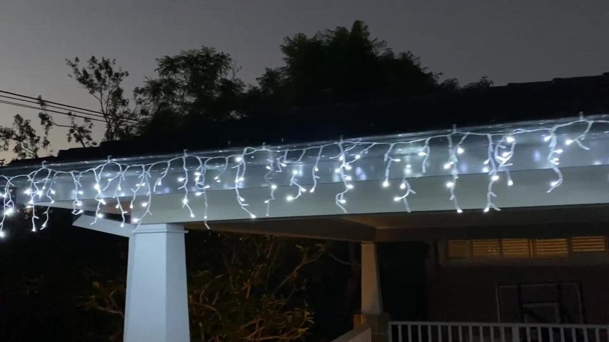 Lytworx 400 White LED Connectable Icicle Lights - 5.5m Plastic - Versatile - SuperSaverAU - view 3