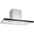 LG 90cm Series 7 canopy range hood - stainless steel, ThinQ app control, 830m³/h, 4 speeds - BWH907T3S
