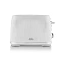 Sunbeam White Brightside 2 Slice Toaster - 327mm x 225mm x 206mm - Even Toasting - SuperSaverAU - view 4