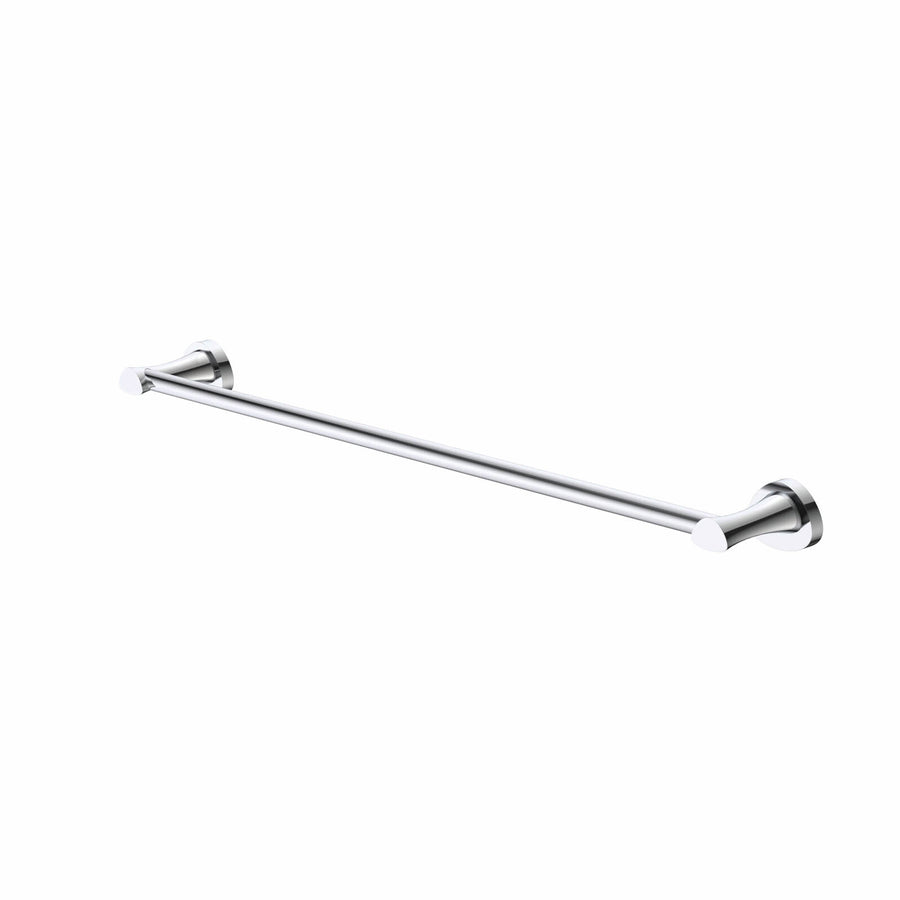 Caroma Acacia 600mm Single Towel Rail - Polished Chrome Brass