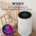Winix Compact Air Purifier - 4 Stage Filtration - 59m² - White - SuperSaverAU - view 2