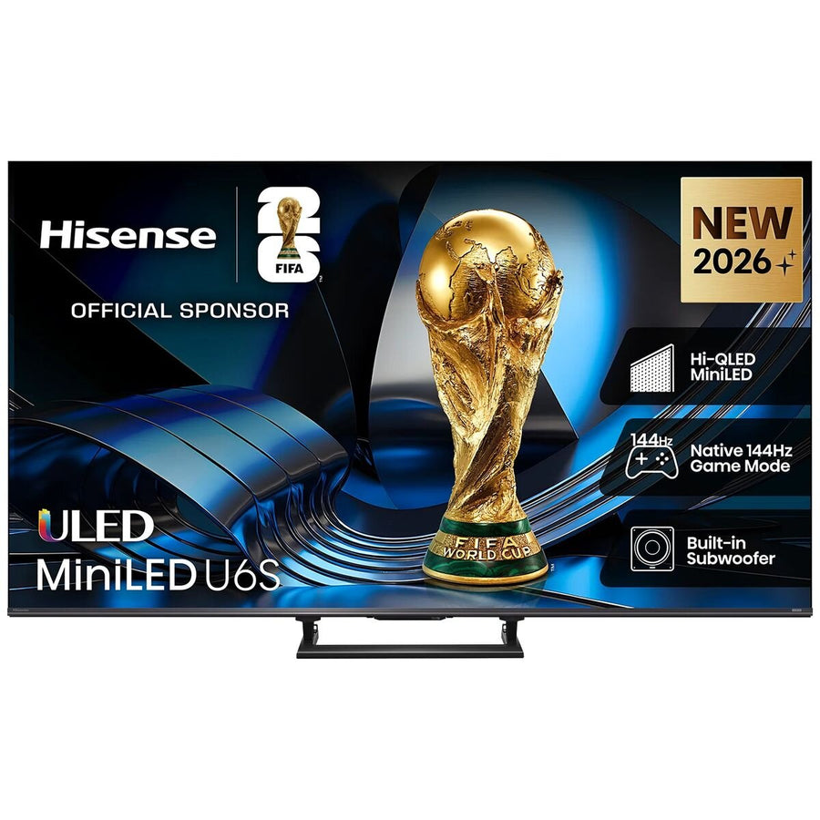 Hisense 75 Inch Mini-LED 4K Smart TV - Dolby Vision and Atmos, FreeSync Premium, VIDAA U9 - 75U6SAU