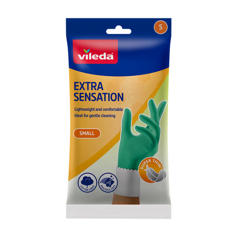 Vileda Ansell Smart Sensation Gloves - Small, Extra-Thin Reusable Gloves