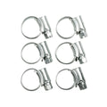 Jflex Hose Clamp 6 Pack - 11-16mm - Zinc-Plated - Durable Fastening - SuperSaverAU - view 1