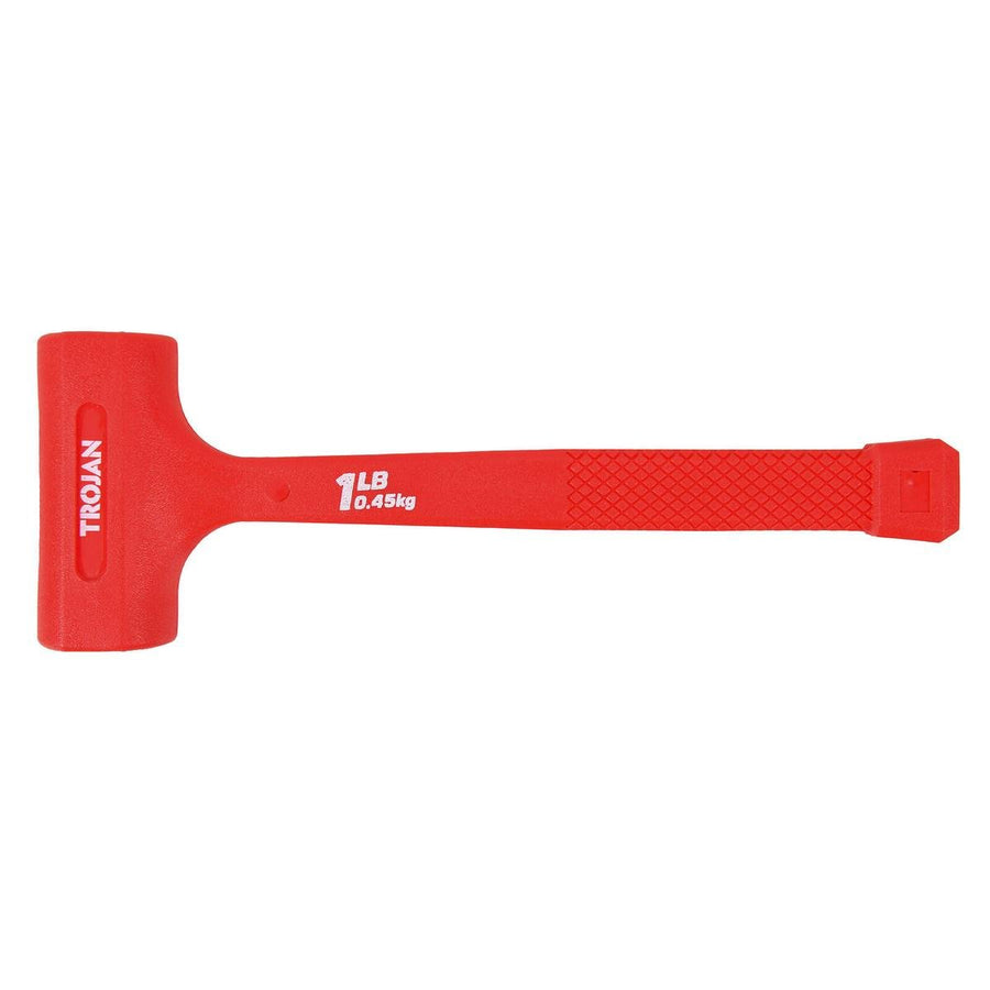 Trojan Deadblow Hammer - 16oz 1lb - Non-Marring - Black - Durable Handle - SuperSaverAU - view 1