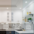 Deta x8 Metal 70mm Tri Colour Dimmable LED Downlight - 5W/6W/7W - White - SuperSaverAU - view 3