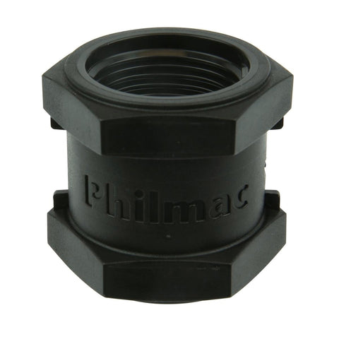 Philmac 1 Inch BSP Thread Pipe Socket - Polypropylene - High Performance - SuperSaverAU - view 1