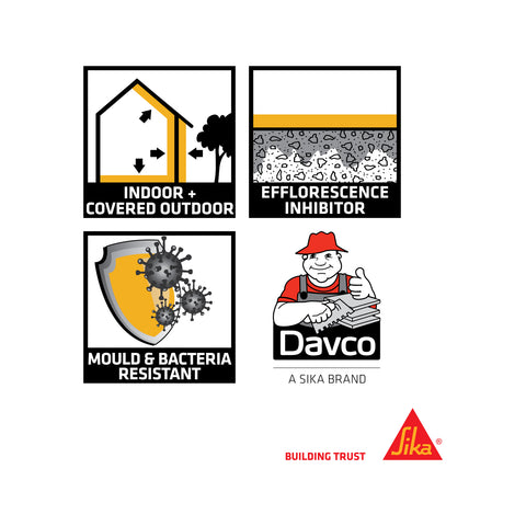 Davco 2L Bright White Pre-Mixed Easy Grout