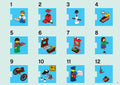 LEGO 60063 City Advent Calendar: Christmas Fun! - SuperSaverAU - view 1