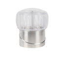 Bradford CSR TurboBeam 250mm Clear Roof Vent - Wind-Driven, UV Stable Polymer