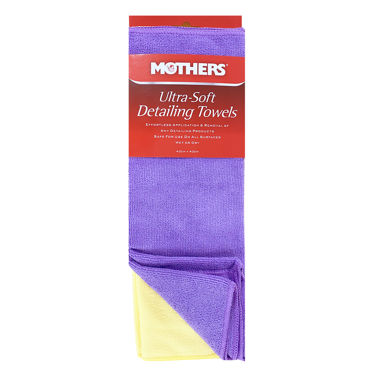 Mothers Ultra-Soft Detailing Towels - 4 Pack