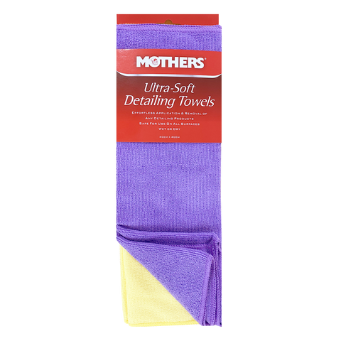Mothers Ultra-Soft Detailing Towels - 4 Pack