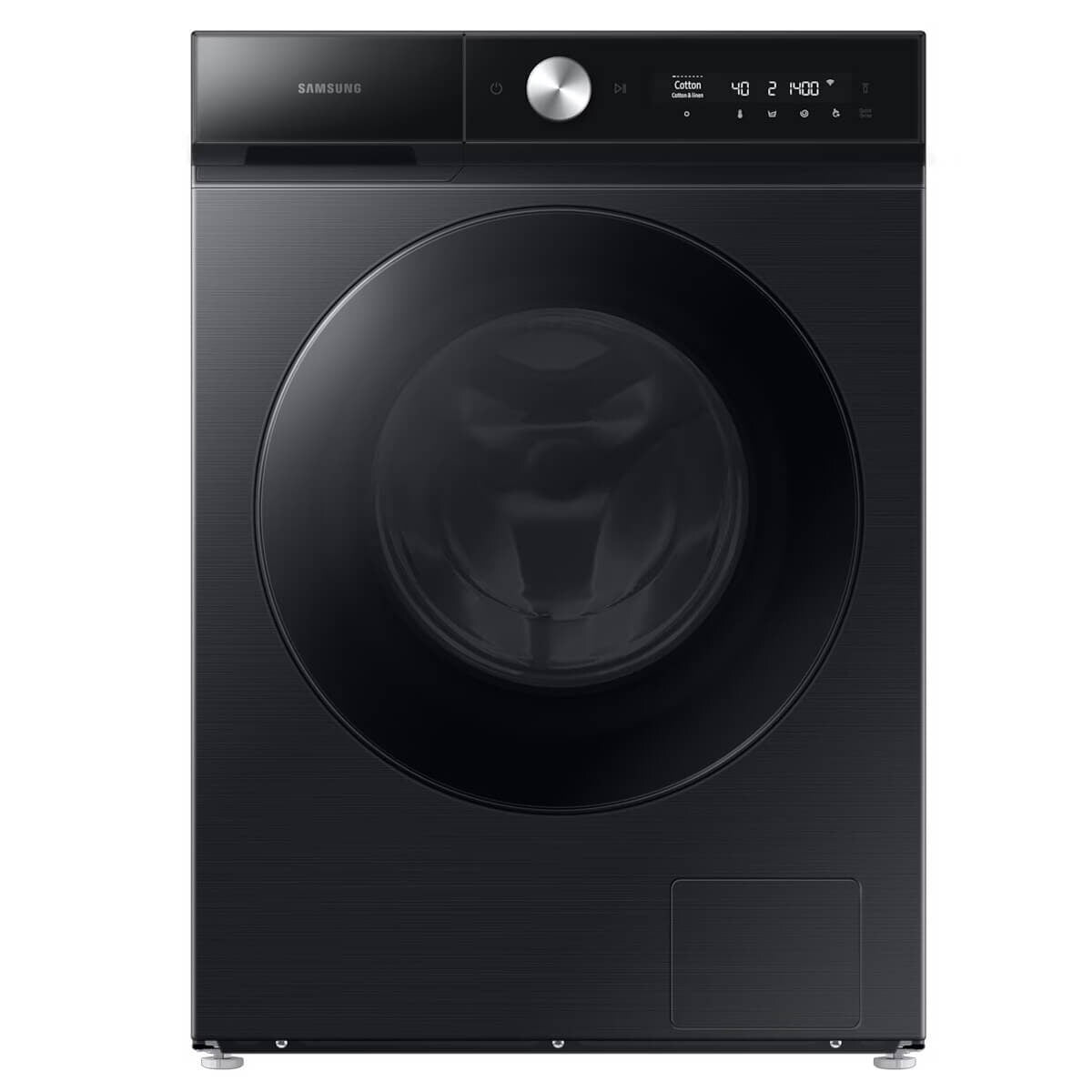 Samsung Bespoke AI 12kg Front Load Washing Machine - Black, AI Wash, Auto Dispense - WW12BB94ADGB