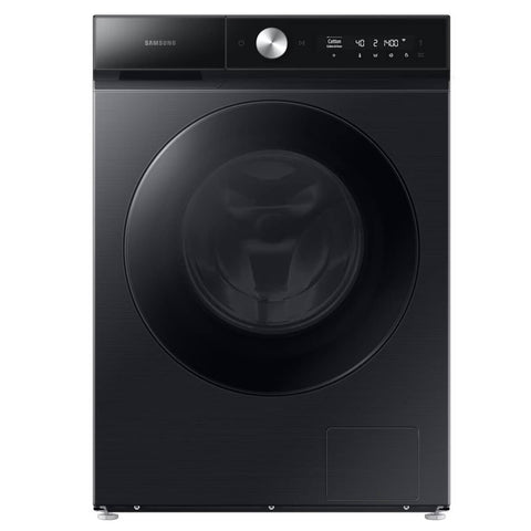 Samsung Bespoke AI 12kg Front Load Washing Machine - Black, AI Wash, Auto Dispense - WW12BB94ADGB