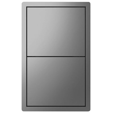 Beefeater Outdoor Kitchen Double Cupboard Drawer Stainless Steel - Soft-Close Drawers - BOC2090SA