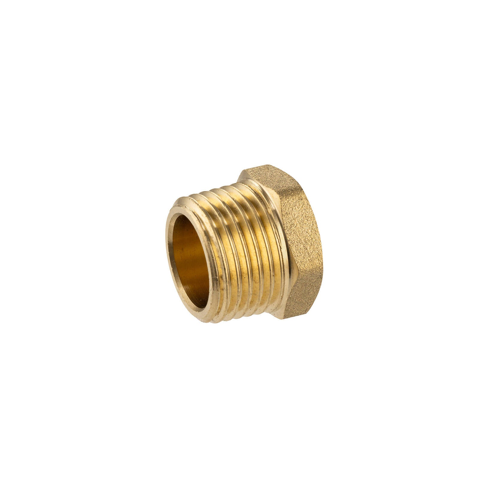 Brasshards 15mm Lead Free Brass Threaded Hex Plug