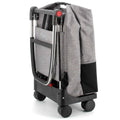 Rolser One Tweed TShop 4 wheel swivelling trolley and backpack - 27L - Grey - R-ONE001-1022