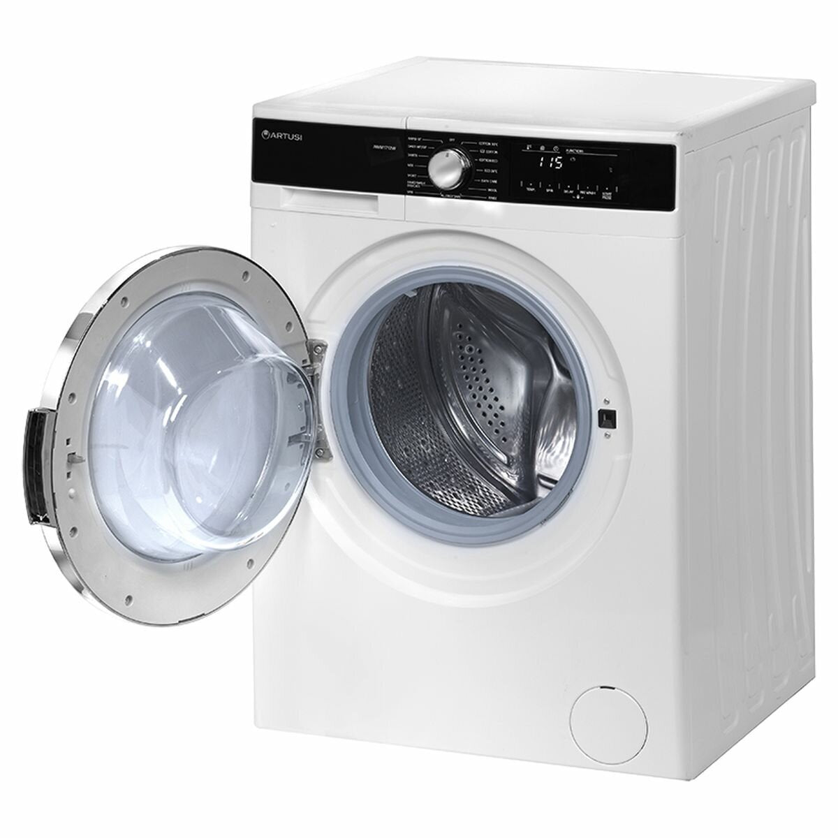 Artusi 7kg Front Load Washing Machine - White, Allergy Program, Eco Wash, Delay Start - AWM1712W