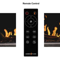 Modern Flames Orion 30" Slim Heliovision Built-In Electric Fireplace - 10A Plug and Lead, Black - OR30-SLIM-AU