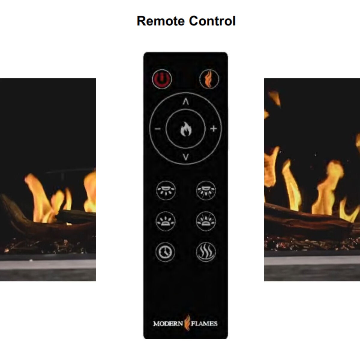 Modern Flames Orion 30" Multi Heliovision Built-In Electric Fireplace - Hardwired, Black - OR30-MULTI-AU