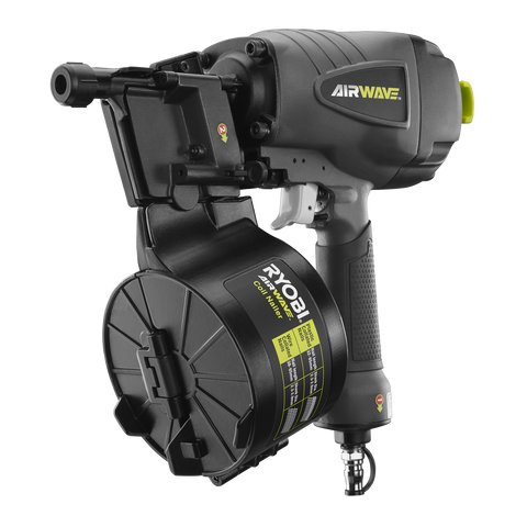 Ryobi Airwave Coil Nailer, 32-65mm, Grey/Black, Tool Only RA-NC1565-K