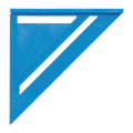 Empire 180mm Metric Polycast Rafter Square, Empire Blue