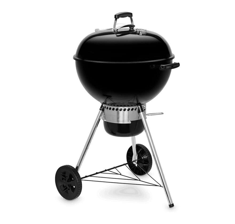 Weber Original 57cm Premium Charcoal Kettle BBQ - Stainless Steel Legs - Rapidfire V-Grate - K14201024