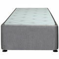 Sealy Long Single Spacesaver Base Left Drawers - Charcoal Fabric, Patented Module Support - 728146