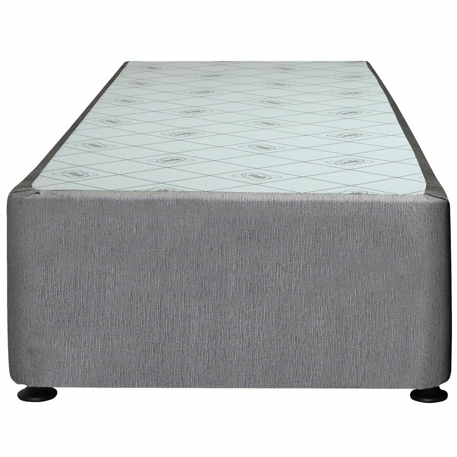 Sealy Long Single Spacesaver Base Left Drawers - Charcoal Fabric, Patented Module Support - 728146