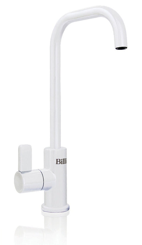Billi Home FT still filtered water square slimline dispenser - matte white, no power needed - 911000SMW