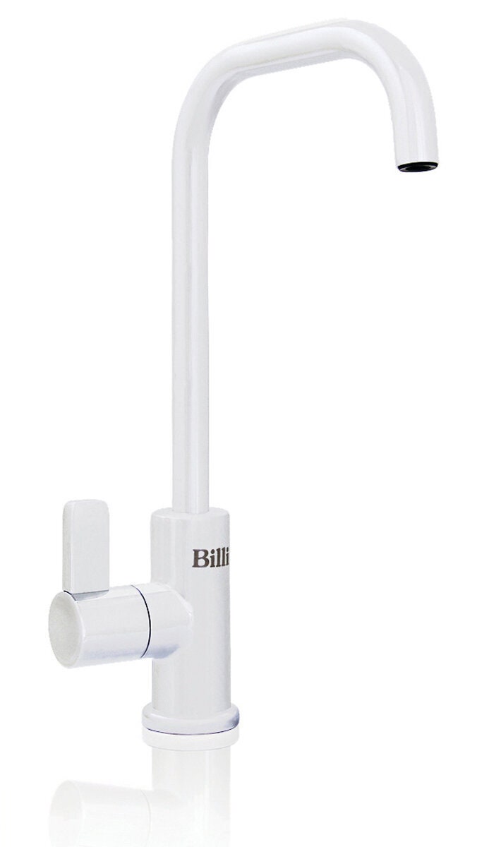 Billi Home FT still filtered water square slimline dispenser - matte white, no power needed - 911000SMW