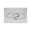 Pacific Air 100mm Stainless Steel Worm Clamp - 2 Pack, Round Duct