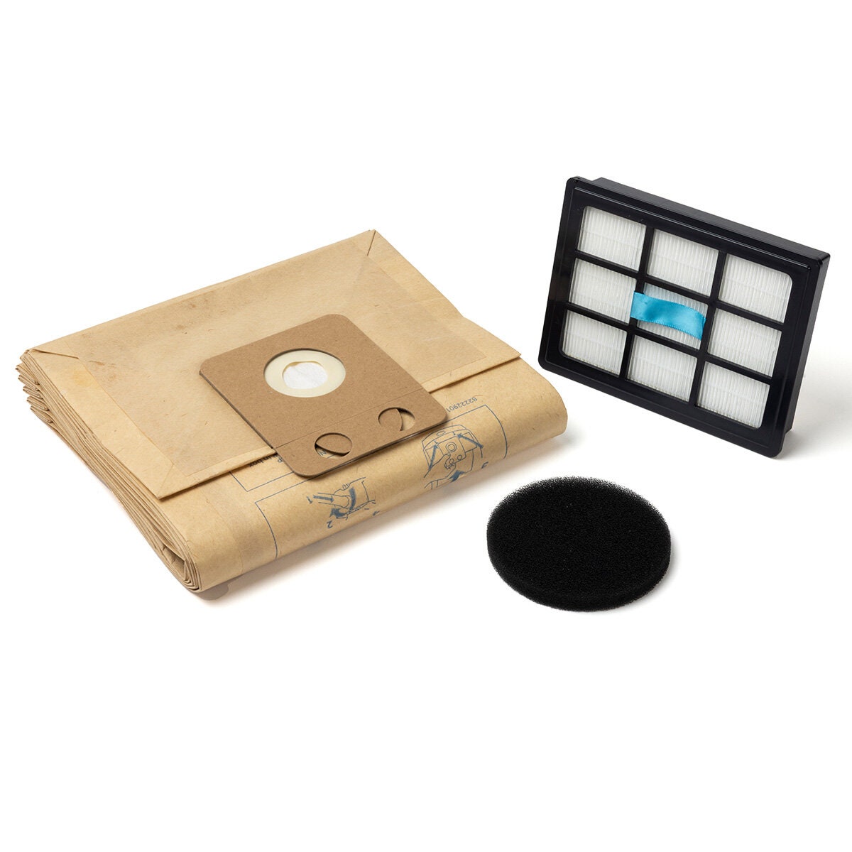 Nilfisk VP300 and VP400 light maintenance kit - 5 dustbags, HEPA filter and micro pre-filter - 107421454