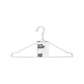 All Set White Coated Wire Clothes Hangers 10 Pack - 205mm x 31mm x 400mm - Slim Design - SuperSaverAU - view 1